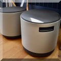 F07. Two Turnstone active sitting adjustable ”Buoy“ stools. 